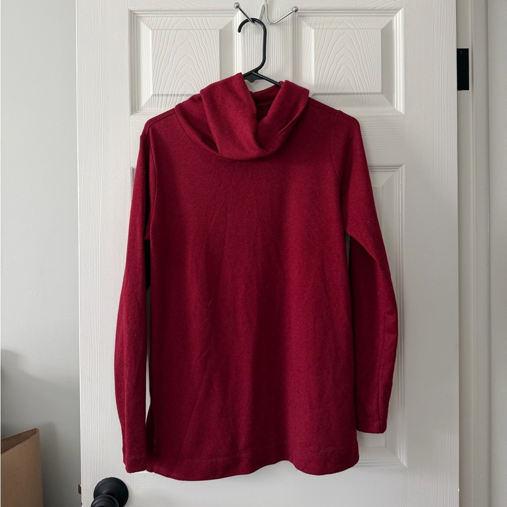 Van Heusen Women's Red Turtle neck Sweater
